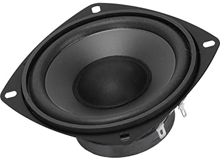 Akozon Autolautsprecher, Lautsprecher, Koaxial, 4 Zoll, Lautsprecher für LKW, Schwarz, 400 W, Mitteltöner, Externer Magnetischer Typ