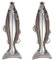 Plawee 2 Set Fisch Form HüFt Flasche 5Oz Flasche Mini Flasche Edelstahl Trink Geschirr für Den Außen Bereich