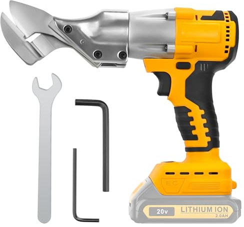 Forbici in metallo senza fili per batteria DeWalt 20 V Max, forbici metalliche elettriche brushless per tagliare lamiera inossidabile, ferro, moquette, pelle (senza batteria)