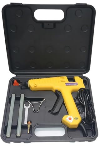 OUHFCASN Craft Repair Tool, Glue Gun Tool Kit, 250W Temperature Adjustable Hot Melt Glue Gun Thermostats DIY Craft Professional Industrial Glue Gun Fast Preheating