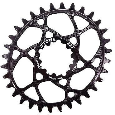 DONGLING Platos para Bicicletas Plato Ovalado BB30 0 mm Offset 30T 32 34 36 40 42T Rueda de Cadena de Montaje Directo de Bicicleta Plato Ovalado 32 MTB(40t)