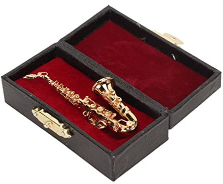 Miniatur-Saxophon-Brosche, modische Anstecknadel für Musikinstrumente, elegante Messing-Musikbrosche, schönes für Musikliebhaber, stilvolles Saxophon-Ornament für Damenschmuck