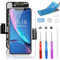 Moautodc Display für iPhone XR Bildschirm Ersatz 6.1 LCD FHD 3D Touchscreen Digitizer Rahmen Montage und Reparaturkits (Model A1984, A2105, A2106, A2108)