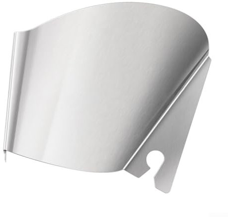 Stainless Steel Pour Chute For KitchenAid Mixers - Pouring Guard Trough Compatible For Kenwood - Dishwasher Safe Polished Baking Tool