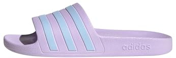 adidas Damen Adilette Aqua Slides Sandal, Ice Lavender/Glow Blue/Glow Blue, 37 EU
