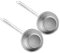 ZUNOXAZ 2pezzi Ladles Alluminio Mestolo Da Cucina Riutilizzabile Per Cucina Giardino e Sauna Design Ergonomico e Pratico