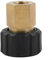 ZWEquipint M22 To 1 4 Inch High Pressure Washer Adapter Connector Female Thread Quick Connect Fitting,For Pressure Lance Hose 400 Bar(M22 x 1/4 IT)