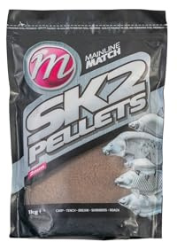 Mainline Baits SK2 2mm Coarse Pellet 1kg | Match Fishing Bait Pellets | Fast Dissolving | for Skretting Technique Targeting Skimmers and F1 Carp | Consistent Size Shape and Breakdown Rate