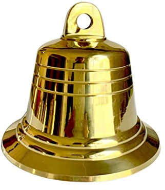 Messing-Kupferglocken, Windspiel-Anhänger, lauter, klarer Klang, Kupferglocken, Dekoration, Partyzubehör (12,7 cm)