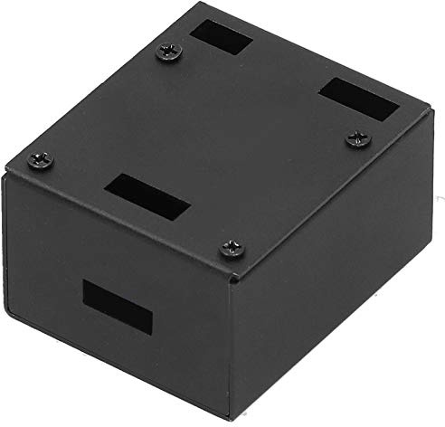 Power Amplifier Chassis Aluminum Alloy Case 4 Sided Die Welding Components Shell WT300 Durable Sturdy Enclosure for Professional Audio Equipment Aluminum Alloy Material 2 Pieces