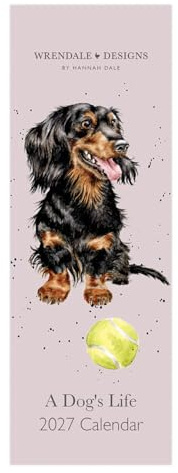 A Dog's Life' Hundekalender, schmal, 2027