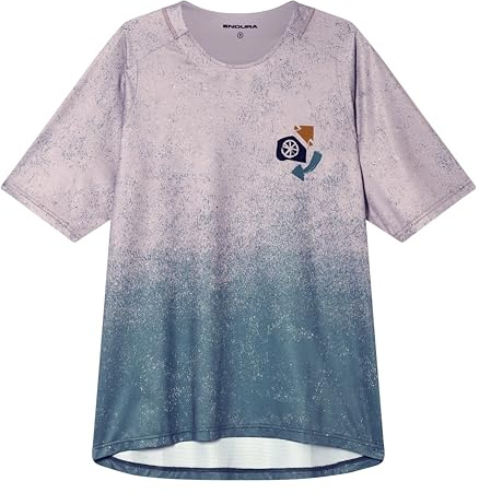 Endura Herren SingleTrack Kurzarm-T-Shirt mit Radaufdruck