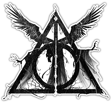Epic Modz Original-Vinyl-Aufkleber, von „Harry Potter und die Heiligtümer des Todes“ inspiriert, Geschenk für beste Freunde, Geburtstag, Auto, Stoßstange, Fahrrad, Laptop, PC, Tablet, Konsole, iPhone