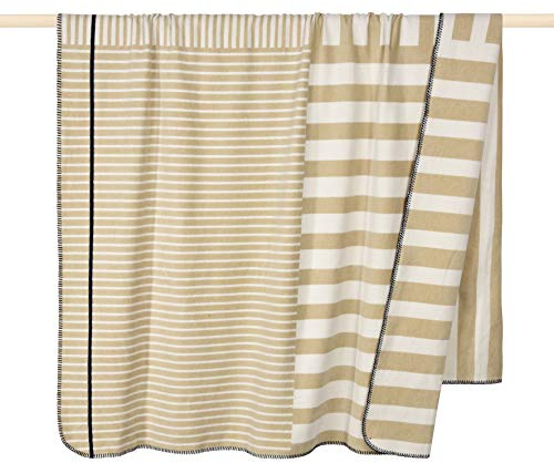 pad - Decke - Wohndecke - Kuscheldecke - MAX - beige - 150x200 cm