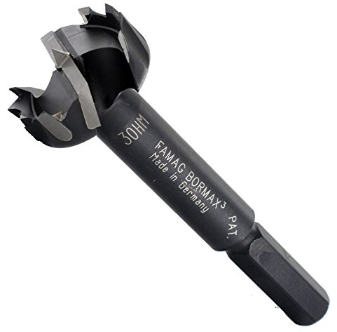 HM-Bormax³ Forstnerbohrer Ø 24 mm zweischneidig, Holzbohrer Bohrer, Länge 90mm