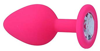 Intense Anal Toys Intense Shelki M Plug Anal Fuchsia 150g