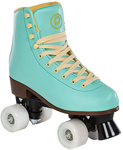 Playlife Roller Skates Sunset in Grün für Damen, 54mm/80A Rollen, ABEC 5 Kugellager, Art. nr.: 880288