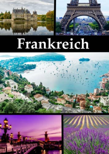 Frankreich: Notizbuch, Reisetagebuch, DIN A4, liniert