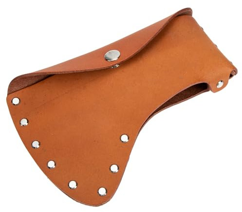 Housoutil 1PC Adjustable Leather, Leather Cover, Durable Axe Carrying Cover for Camping Accessories, Lumberjack Outdoors Work Essentials (8.25X5.50X1.97inch)