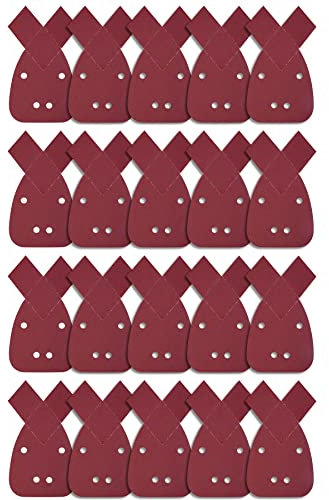 SIQUK 20 Piezas Hojas de Lija Mouse Papel de Lija Triangular 180 Grano Hojas de Papel Lijadora para Black and Decker Detail Palm Sander