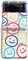 CrazyLemon Custodia per Samsung Galaxy Z Flip 3 5G 2021, Cerniera Protettiva Custodia Trasparente Cover Rigida per PC Antiurto per Cellulare - Faccine