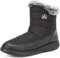 VTASQ Inverno Donna Stivali da Neve Impermeabili Uomo Stivaletti Caldi Foderati Invernali Antiscivolo All'aperto Casual Camminate Stivaletti Nero 37 EU