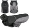 KONVINIT Hundemantel Winter Warm Hundejacke Wasserdicht Wintermantel für Kleine/Mittelgroße Hunde Winddichte Winterjacke für Hunde mit Reflexstreifen und Bauchschutz,Black XXL