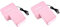 Beavorty 2pcs Big Enter Key Lapdesk No Button with Sound Soft Toy Table Pillow for Head Laptop Table for Bed Desk Punching Bag The Office Decor Men Pink Travel Pillow Cloth On The Lap