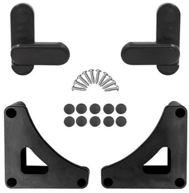 Etomvoop Caravan-Tischhalterungs-Aufbewahrungsset, schwarz, Tisch-Sicherheits-Halteset für Wohnwagen, Wohnmobil, Wohnmobil, Van, Aufbewahrungstischzubehör