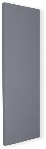 SILENT4® Schallabsorber Wand 114x33x5cm Akustikbild Akustikpaneele aus Akustikvlies, Klettverschluss- & Schraubmontage, messbar verbesserte Raumakustik durch Akustikplatten mit Stoffbezug Dunkelgrau