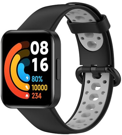 BYISYUE Respirant Bracelet pour Xiaomi Redmi Watch Lite 2, Silicone Sport Bracelets de Remplacement pour Xiaomi Redmi Watch 2 Lite/Mi Watch 2 Lite