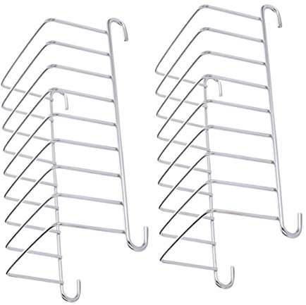 HOMSFOU 2st Toastständer Herdzubehör Backzubehör Bithalter Brotregal Für Die Küche Toaster Airfryer Grill Brotblechständer Toastbrothalter Ständer Für Luftfritteusen Ofen Rostfreier Stahl