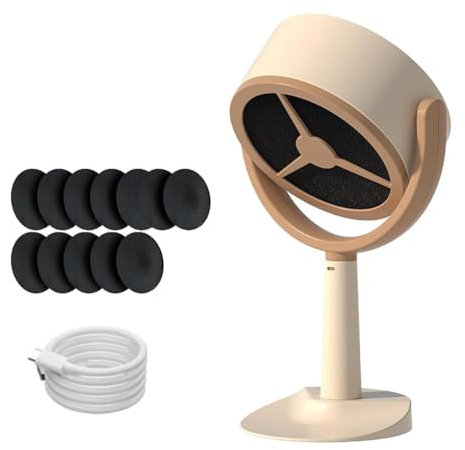 Fubdnefvo Tragbarer Rauchreiniger, Tragbarer Rauchfilter zum Rauchen in Innenräumen, Mini-Ventilator für die Innenküche, Tragbare Dunstabzugshaube