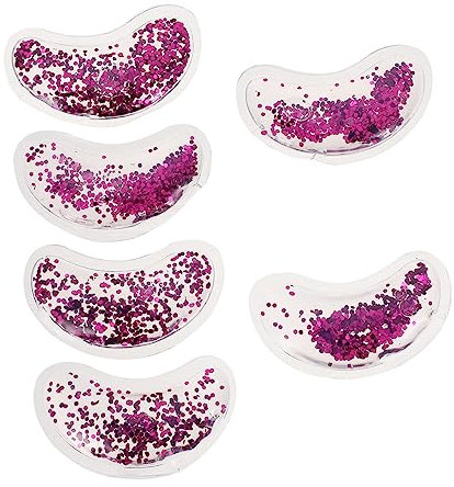 HONMEET 6er-pack Augengel-pads Kältetherapie Für Die Augen Heiß-kalt-kompresse Pailletten