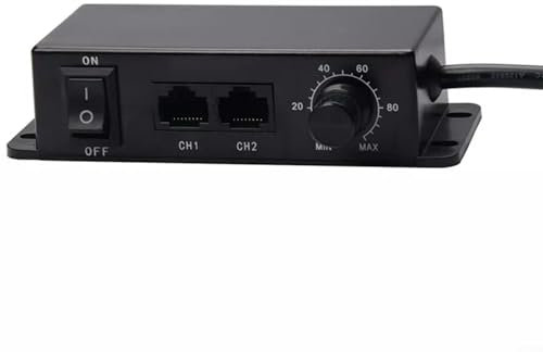 HOHOVYVY Light Switch, DC 0-10 V Dimmer Switch, Serial Compatible Sync Controller, Rotating On/Off LED Driver