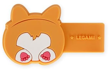 Legami - Clip Magnetica, Tema Corgi, Clip chiudi Pacco, Ideale per Tenere i Cavi Ordinati, Fissare la Penna al Taccuino, Tenere Uniti gli Auricolari, 4,8x3,3 cm