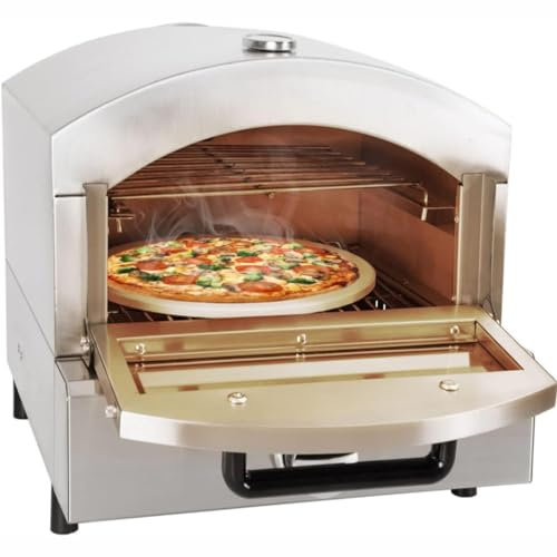 ZHJOPP Commercial Toaster Commercial Pizza Drawer Toaster Oven, Stainless Steel Electric Pizza Oven With Timer, 50-350°C Separately Thermostats