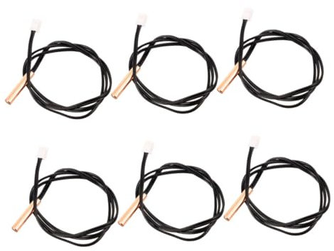 Warmhm 6stücke Kupferkopf-thermistor-sonde für Klimaanlagen Präzise Temperaturmessung Ersatz-temperatursensor für Geräte Hochempfindlicher Sensor für Kühlschränke und Temperaturregler