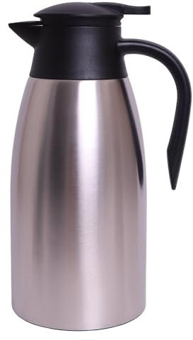 CEKA TECH - Olla de café isotérmica (2 L, de acero inoxidable, termo, teteras de bebidas calientes)