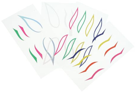 DEARMAMY Wiederverwendbare Eyeliner Aufkleber 4 Satz Wasserfest Tragbar für Damen Make Up für Partys und Besondere Anlässe