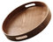 TOPPERFUN un bancale di legno Vassoio per alimenti piatto di frutta Snack Tray vassoio a più livelli Piatto da servizio vassoio da dessert snack vassoio porta caffè vassoio della colazione