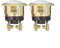 2pcs Replacement Doorbell Button with Illuminated White Light for Enhanced Entrance Visibility