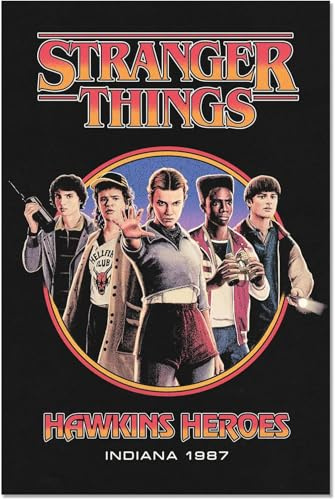 empireposter Stranger Things - Staffel 5 - Heroes - Poster 61x91,5 cm
