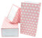 Frau WunderVoll® 60 PAPIERTÜTEN MIT Boden ROSA, Herzen 12x7x24cm / Blockbodenbeutel, Tüte, Papierbeutel, Papiertüte, Geschenktüte, Geschenkbeutel, Gastgeschenk, Hochzeit, Mitgebseltüte, Falttasche