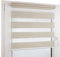Deco4Me Doppelrollo Klemmfix ohne Bohren - 130 x 200 cm, Beige - lichtdurchlässige & blickdichte Jalousien zum Klemmen - Duo Rollo für Fenster innen, Klemmrollo - Stoffbreite 126 cm
