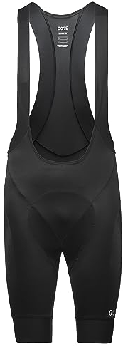GORE WEAR Herren C5 Opti Trägerhose+ Kurze, Schwarz, L EU