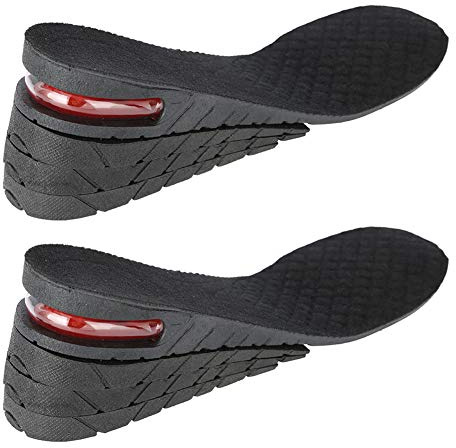 Höhenerhöhung Einlegesohle Variable Höhe 1,2 Zoll bis 3,0 Zoll Einstellbare vier Schichten Einstellbare Höhe Erhöhen Sie die Einlegesohlen Unisex Pu Heel Lift Höhe Höhere