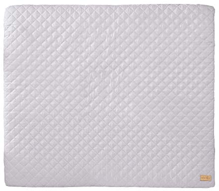 roba Wickelauflage soft roba Style - 85 x 75 cm - Wickeltischauflage abwaschbar - Baby Wickelunterlage gesteppt - Grau