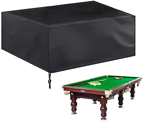7/8/9 Ft Abdeckplanen Für Billardtische, Billard Tischabdeckung Billardtischabdeckung Snooker Waterproof Abdeckung Gartenmöbel Abdeckung Für Billard, Snooker (8Ft-260x135x82cm)