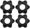 TINGDUANJIAN 4 PCS Dumbbell Hex Nut Spinlock Collar Spin Lock Screw Nuts Dumbbell Barbell Bar Clips for Weight Lifting